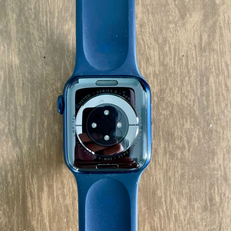 Perfeito Apple Watch Series 6 Azul 40mm com Caixa Apple Usado 95003912 enjoei