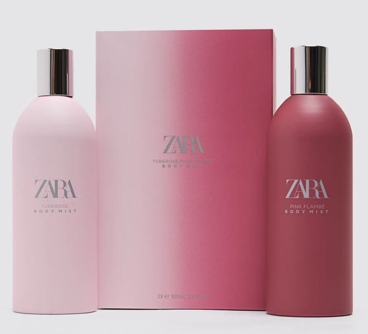 Perfum Zara Tuberose Body Mist + Pink Flambé Body Mist 200ml  Perfume