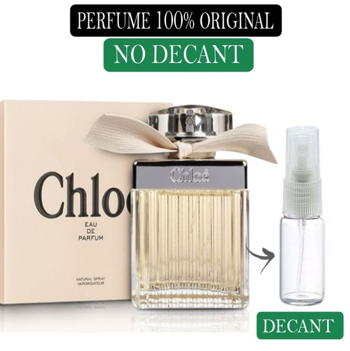 Perfume 100 Original Chloé Edp 10ml No Decant + Brinde ! Perfume