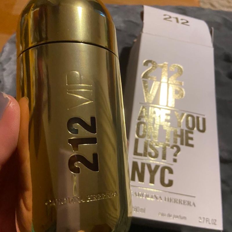 Perfume 212 Vip Carolina Herrera | 212 Nunca Usado 105932740 | enjoei