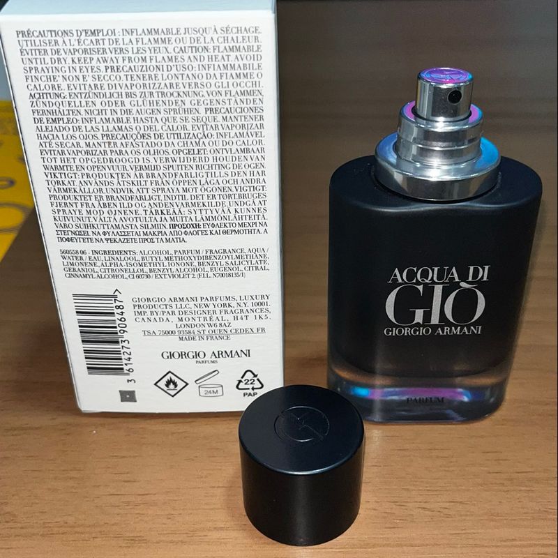 Perfume Acqua Di Gio Parfum 40ml | Giorgio Armani Usado Perfume Acqua Di Gio Parfum 40ml | Giorgio Armani Usado