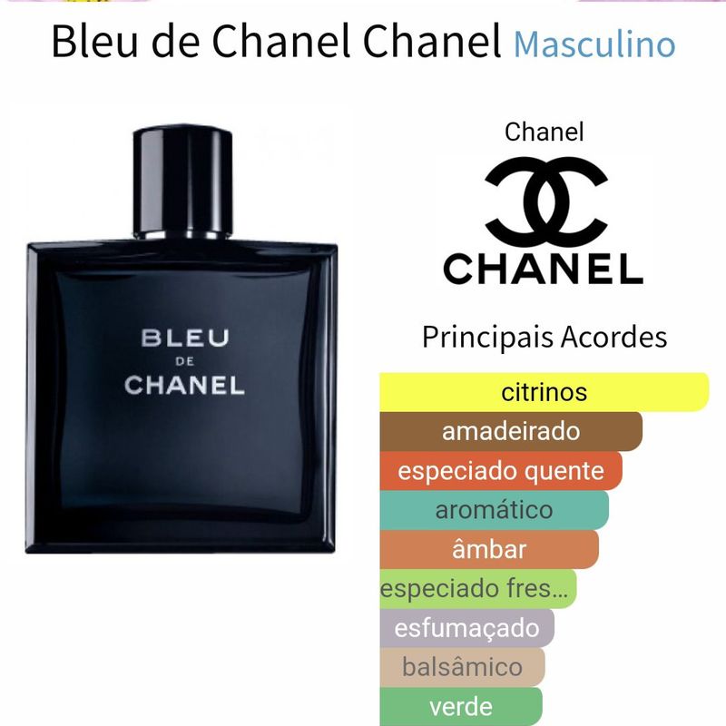 Perfume Bleu de Chanel Eau de Toilette 100ml ( S e M C a I X A
