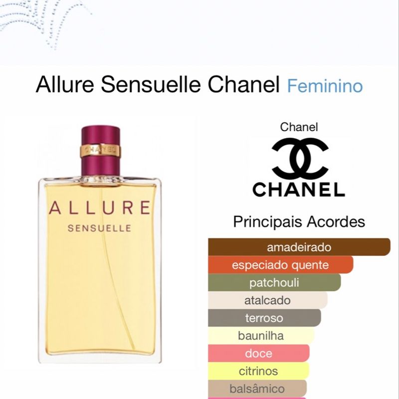 Perfume Chanel Allure Sensuelle | Perfume Feminino Chanel Usado