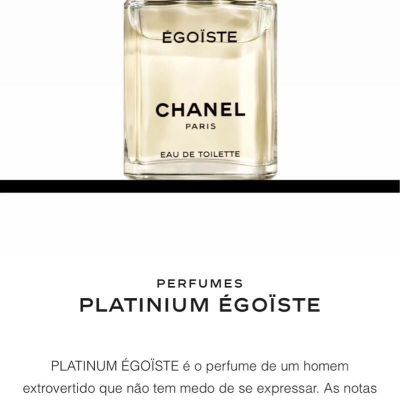 Perfume Chanel Platinum Egoíst 100 Ml Edt | Chanel Usado Perfume Chanel Platinum Egoíst 100 Ml Edt | Chanel Usado