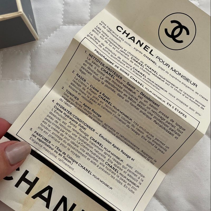 Chanel pour monsieur emulsion apres rasage hot sale