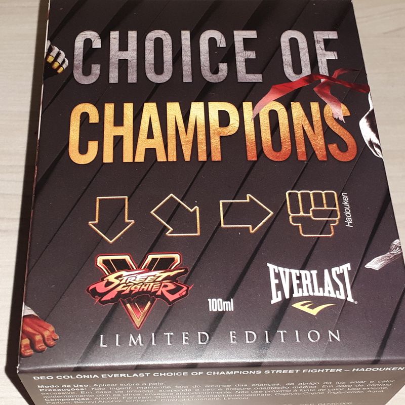 Choice Of Champions Street Fighter Brasil Everlast Colônia - a