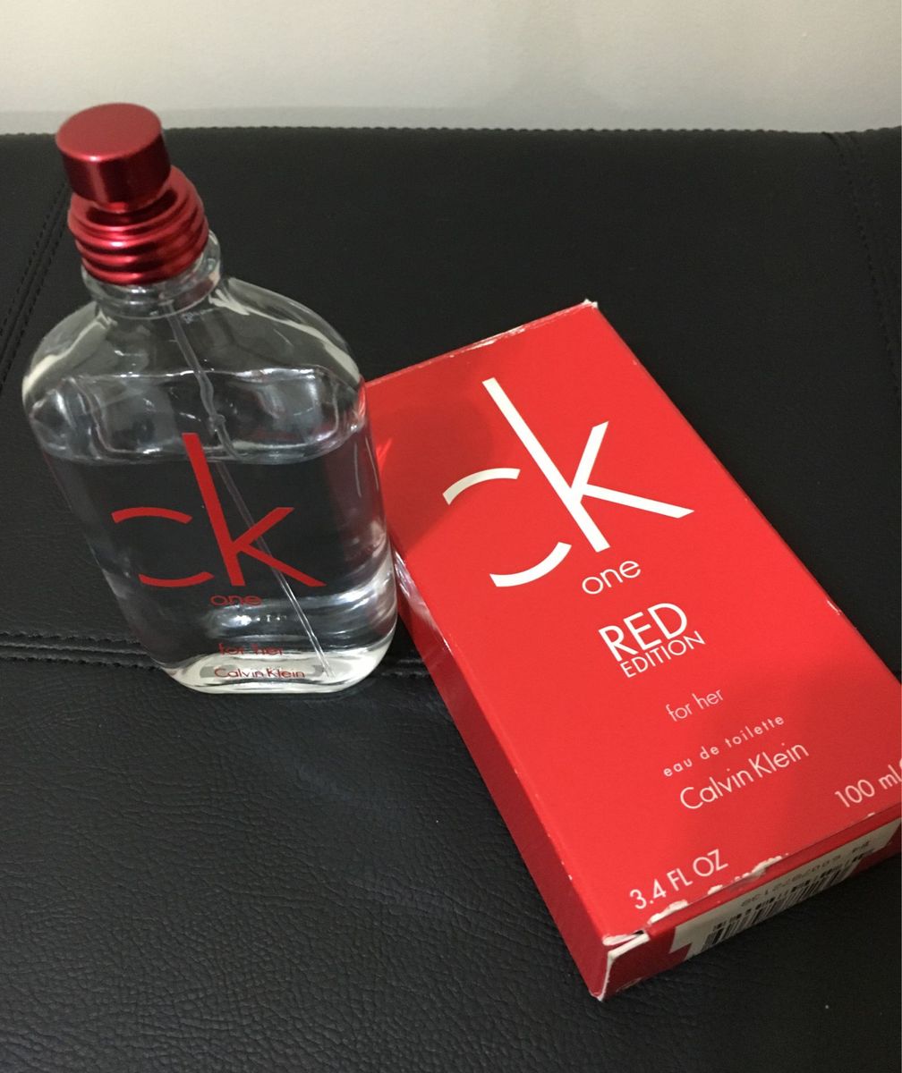 Perfume Ck One Red For Her, Perfume Feminino Calvin Klein Usado 15519517