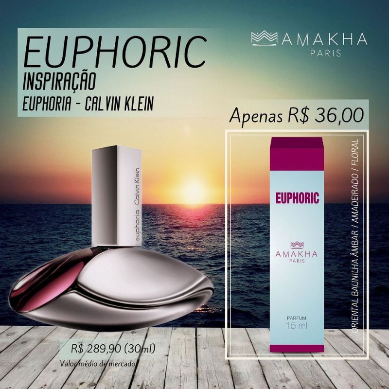 Perfume Euphoric euphoria Amakha Paris Perfume Feminino Calvin Klein Nunca Usado 41242386 enjoei