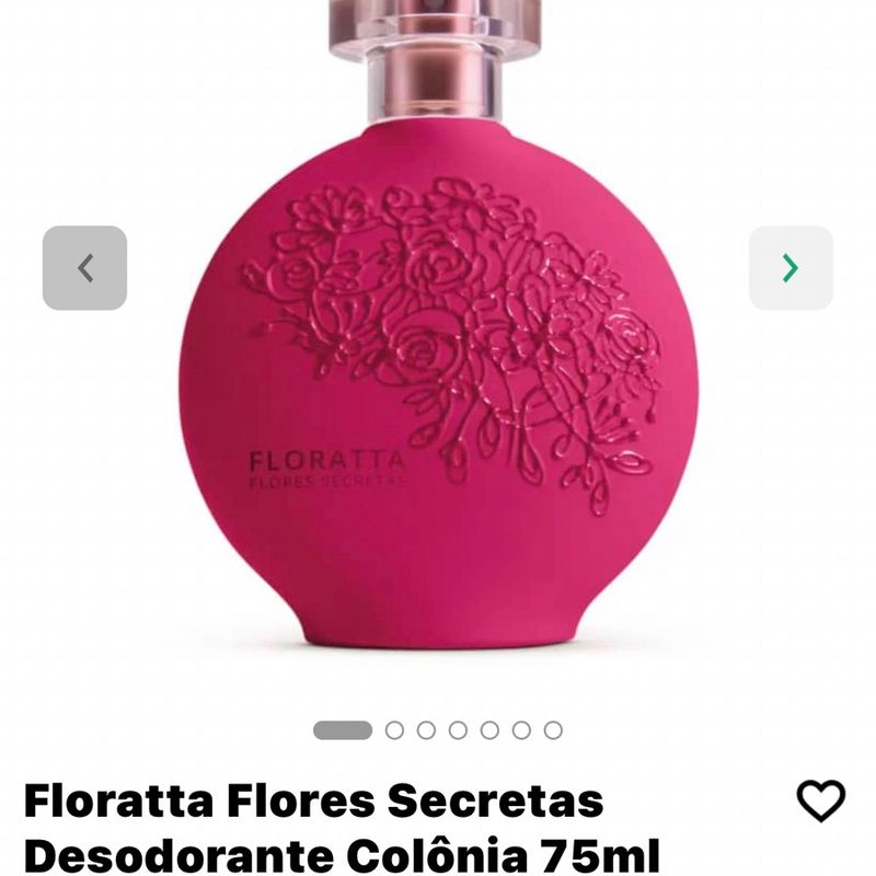 Floratta Flores Secretas Desodorante Colônia 75ml