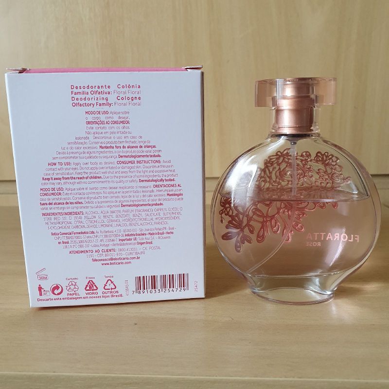 Perfume Floratta Rose 75ml O Boticário Perfume Feminino O