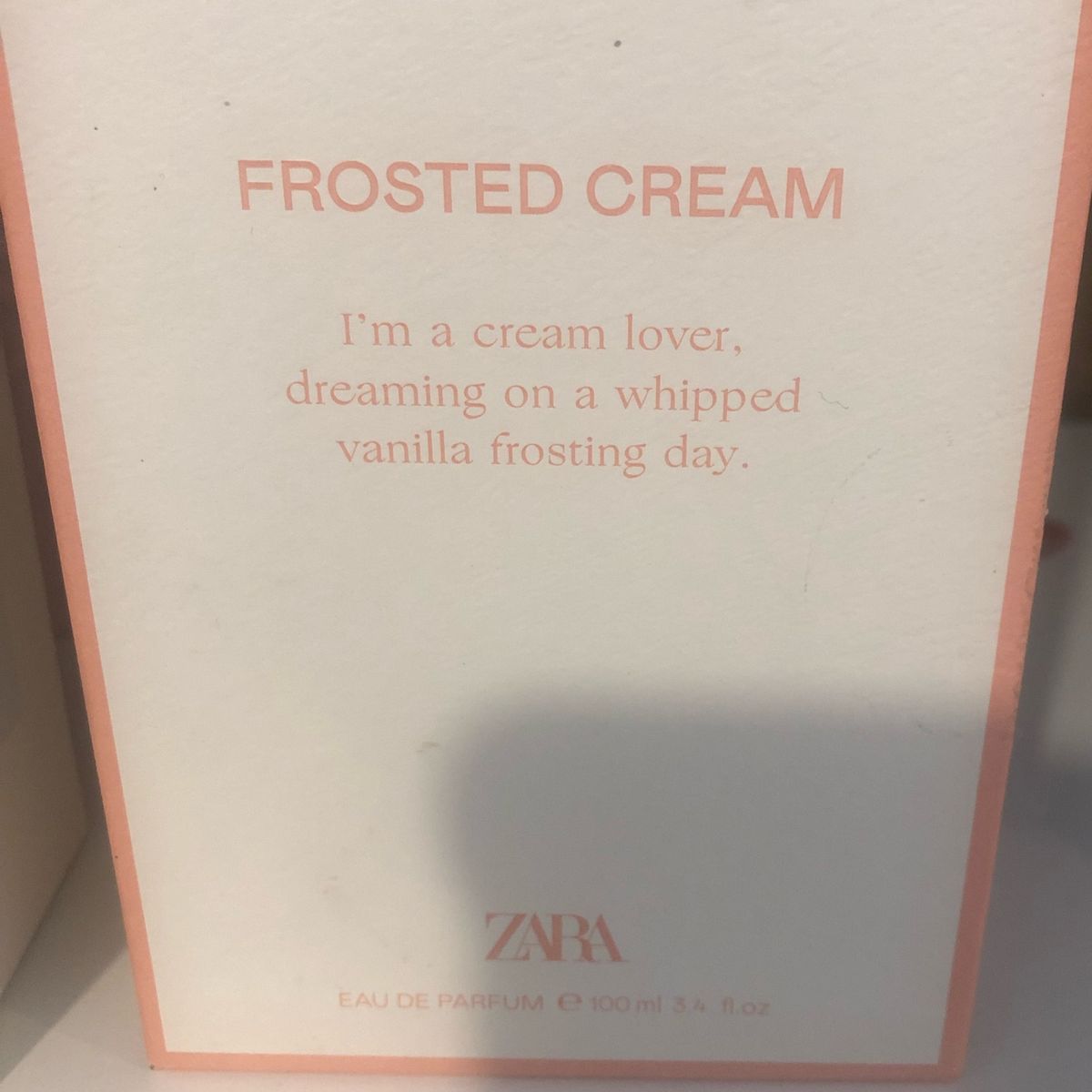 Perfume Frosted Cream Zara Novo Perfume Feminino Zara Nunca Usado