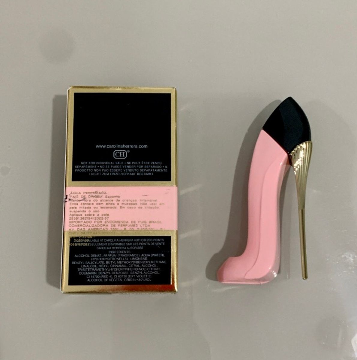 Carolina Herrera - Miniatura Perfume Good Girl Blush Feminino Edp 7ml - RF  Importados - Produtos Importados de Beleza e Cuidados Pessoais