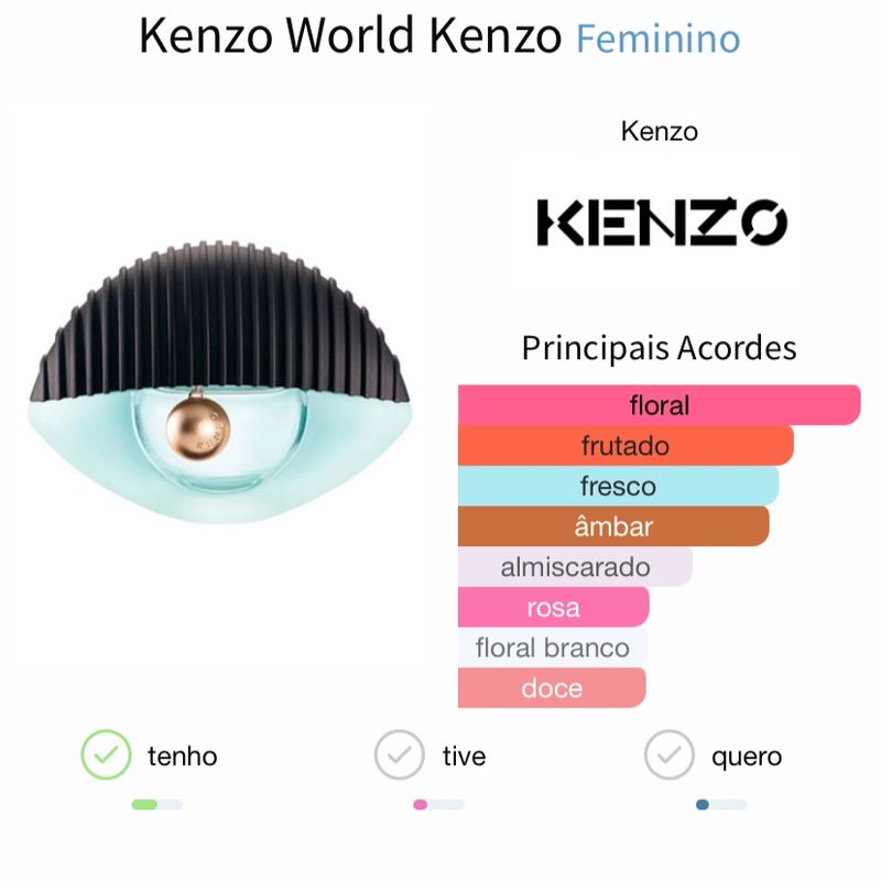 Kenzo world hotsell rosa azul