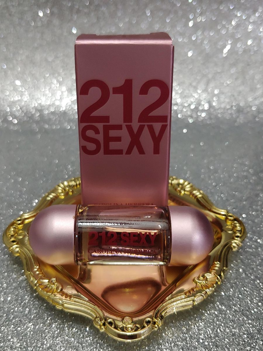 Perfume Miniatura 212 Sexy De Carolina Herrera Perfume Feminino Carolina Herrera Usado 