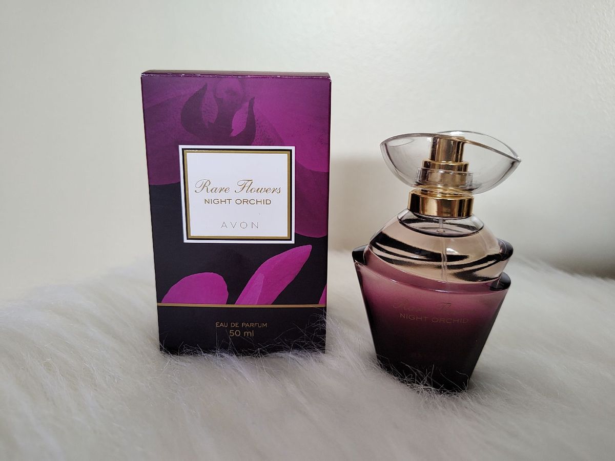 Perfume Rare Flowers Night Orchid 50 Ml Avon Usado 94844961 enjoei