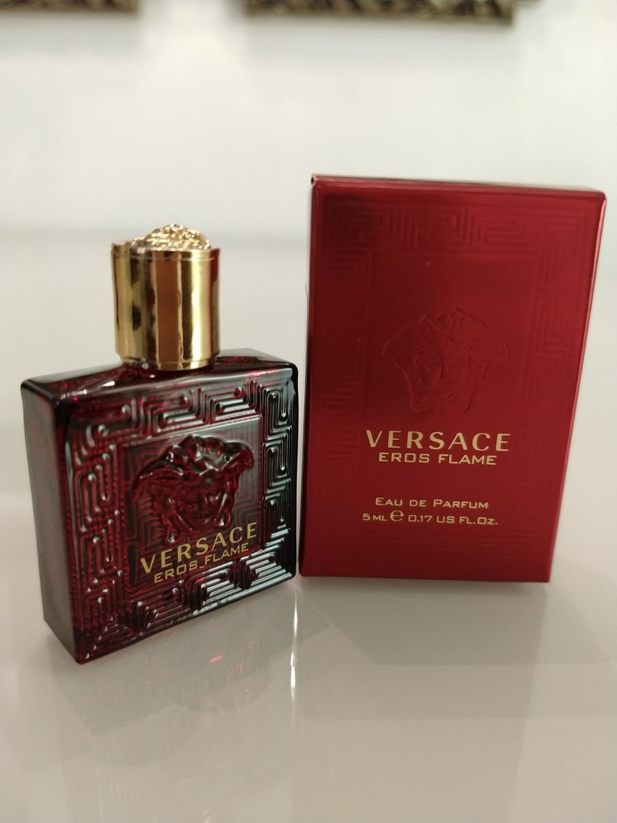 Perfume Versace Eros Flame Miniatura 5ml Perfume Masculino Versace
