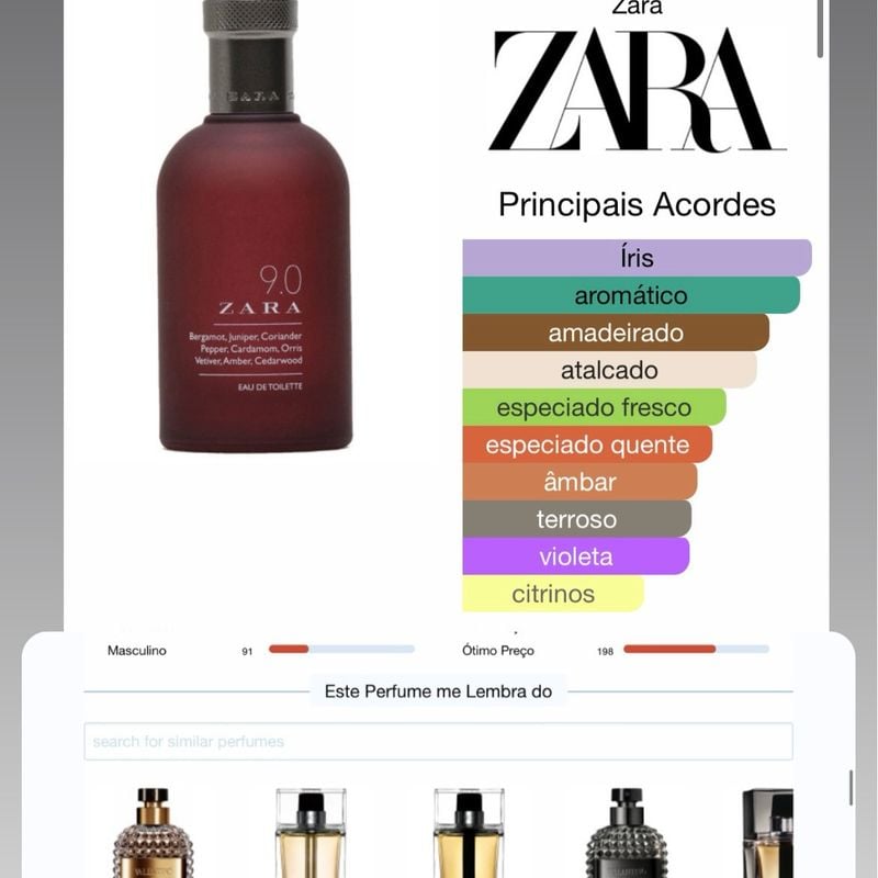 Perfume Zara Zara Usado 100350093 enjoei