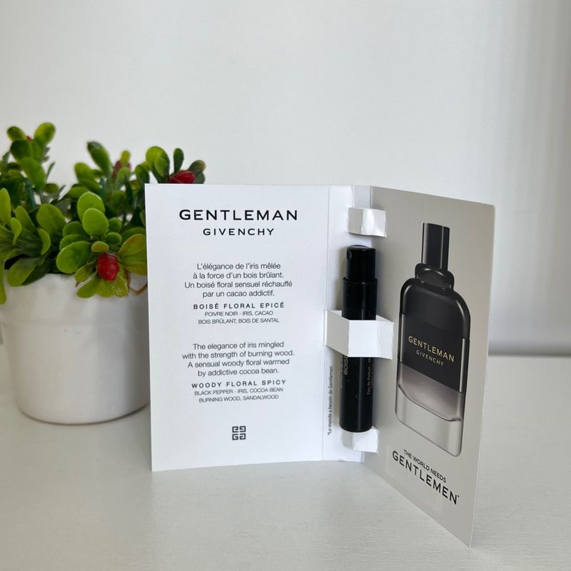 Perfuminho Gentleman Boisée  Perfume Masculino Givenchy Nunca