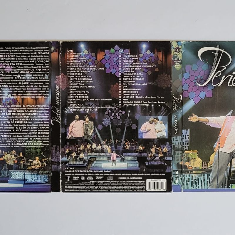 Péricles Sensações - Dvd | Cd E Dvd Usado 99059002 | enjoei