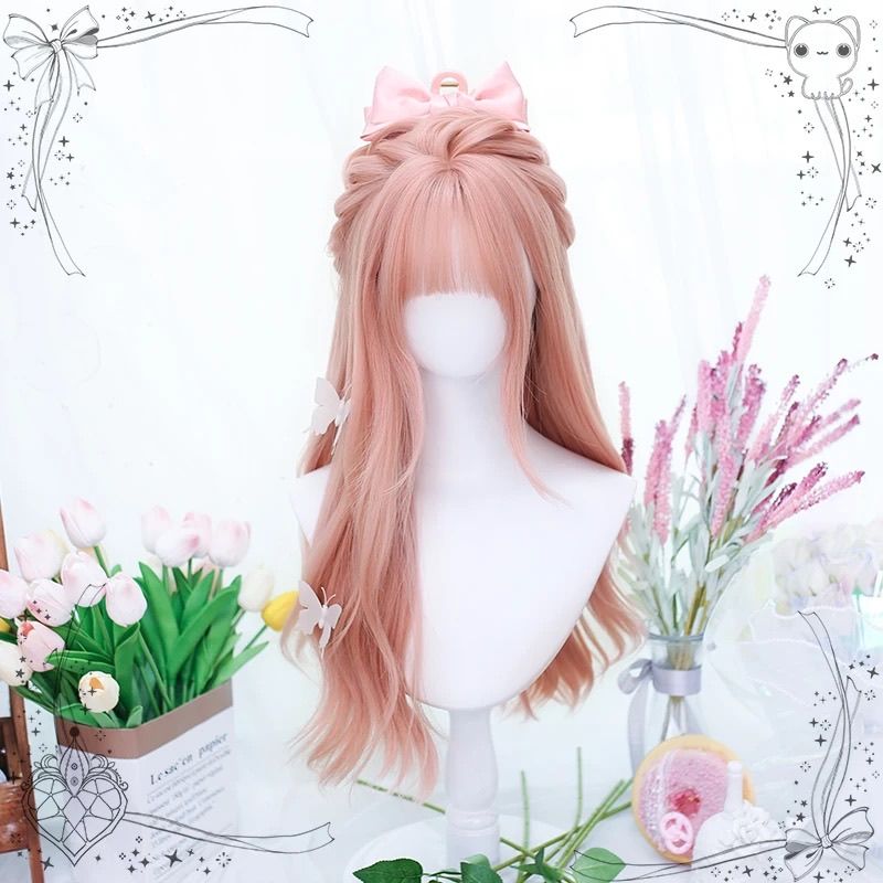 Cosplay Peruca Anime Peruca Lolita Fofa Lolita Lolita dupla rabo