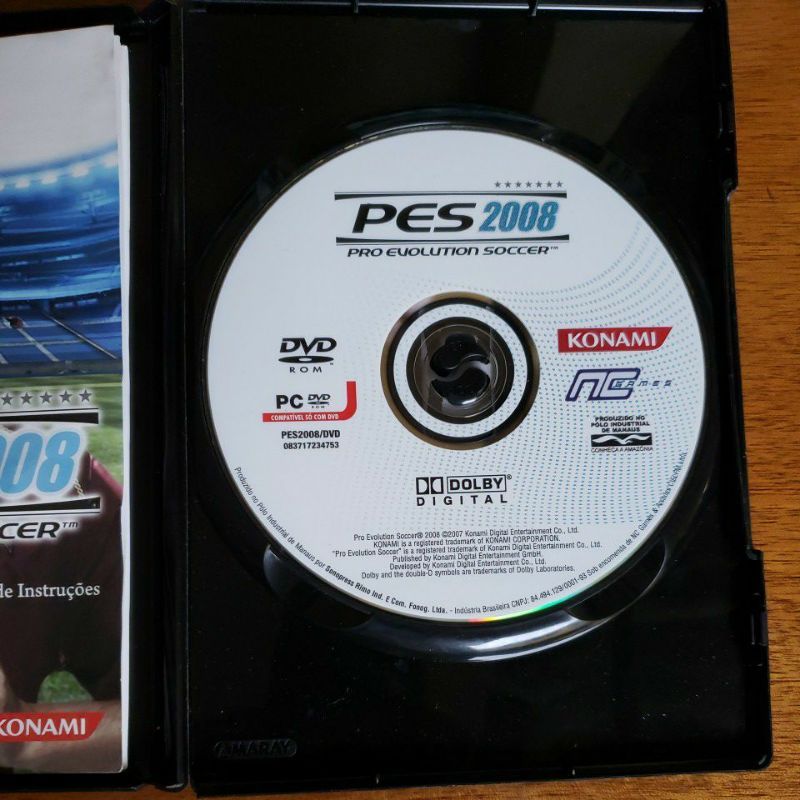 Pro Evolution Soccer 2008 - PES 2008 - Pc Digital Midia Digital