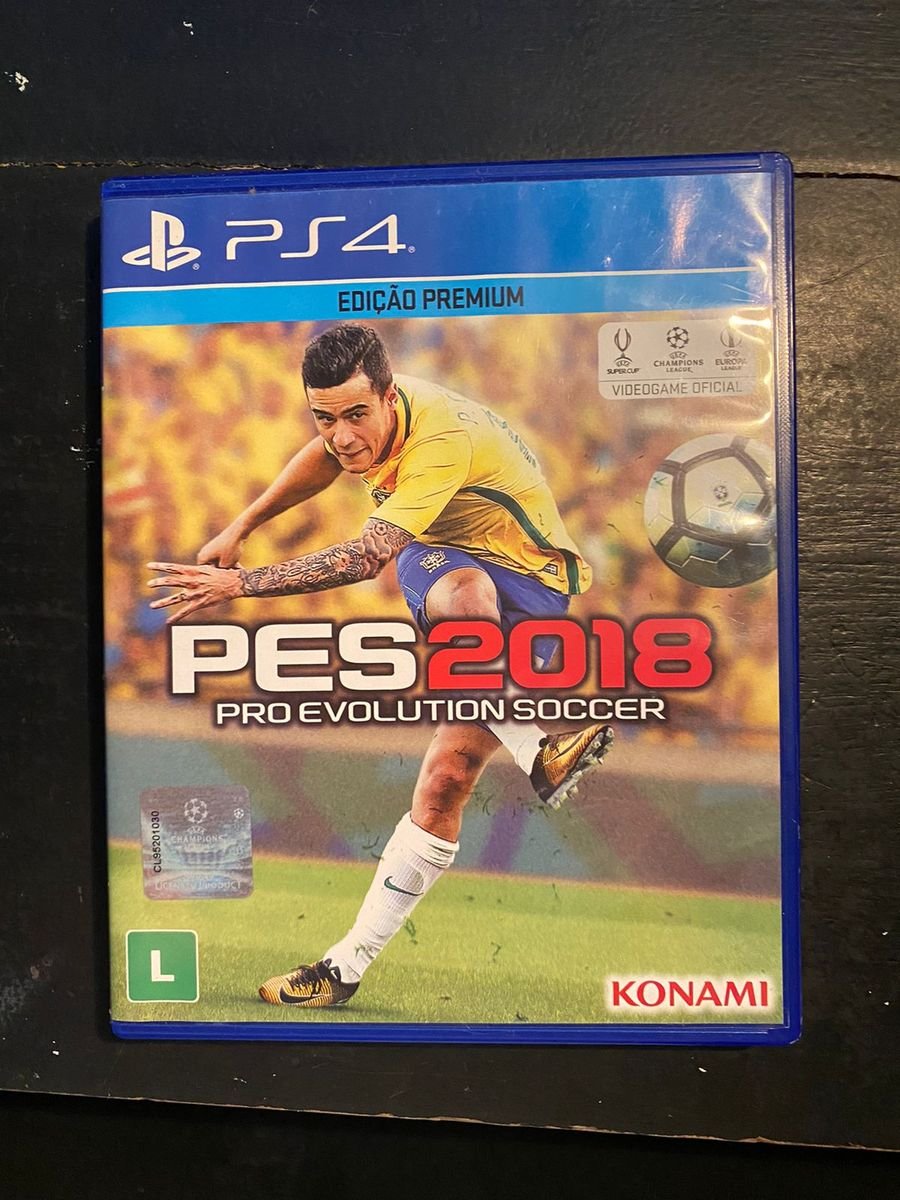 Usado: Jogo Pro Evolution Soccer 2018 - Edição Premium - PS4 em