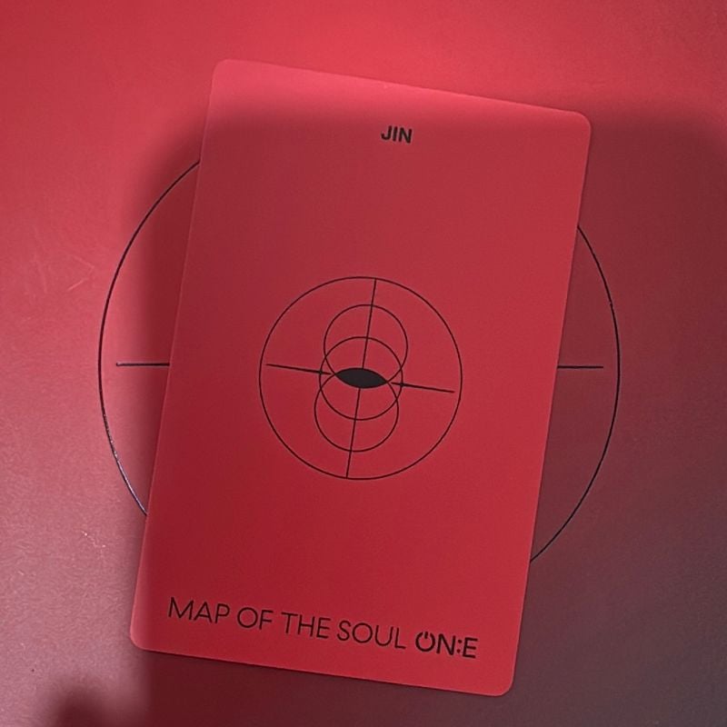 Photocard Jin Oficial Bts Map Of The Soul One | Bts Nunca Usado