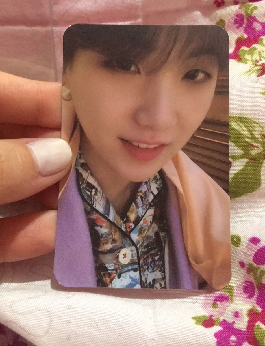 Photocard Yoongi Original Item de Papelaria Bts Nunca Usado 80535714