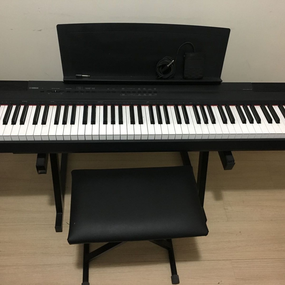 Piano Digital Yamaha P 105 Completo Item de Música Yamaha Usado