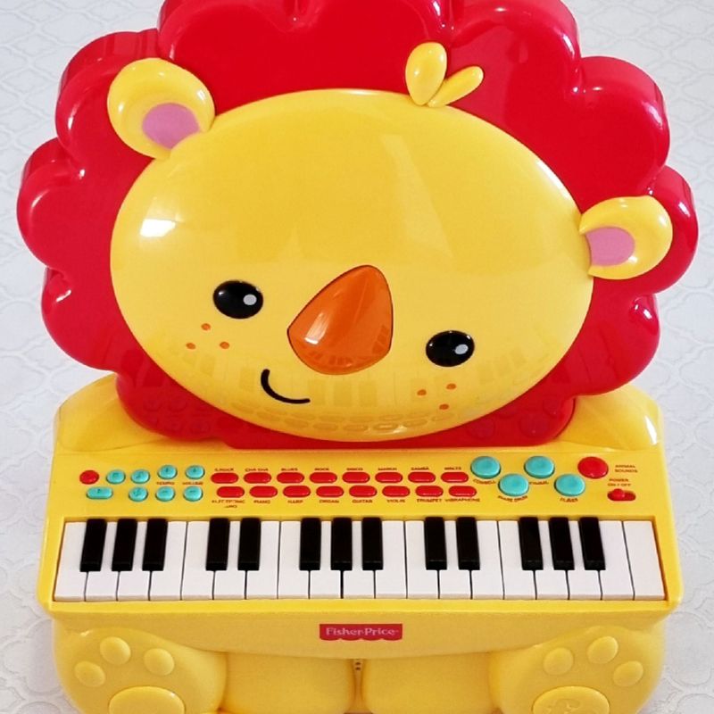 Piano Infantil Musical - Fisher-Price - Leão - Fun Divirta-se