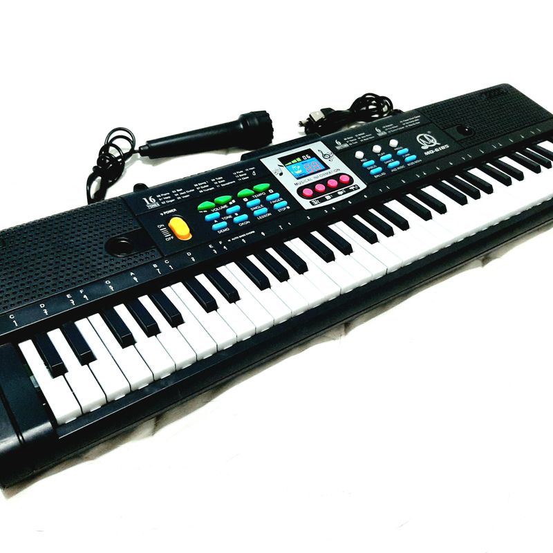 Henniu Piano eletrônico com teclado eletrônico de 37 teclas piano