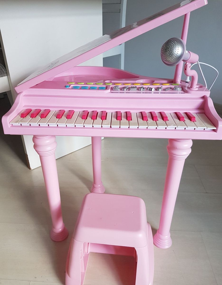 Piano infantil rosa