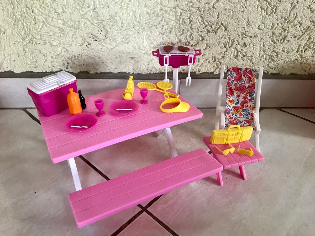Picnic Table Barbie Outdoor Set Picnic Set Gloria Barbie Cheap