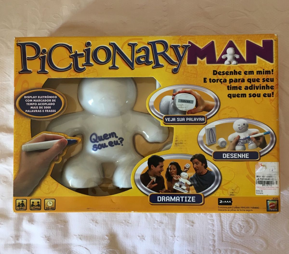Pictionary Man | Jogo de Tabuleiro Mattel Usado 26838959 | enjoei