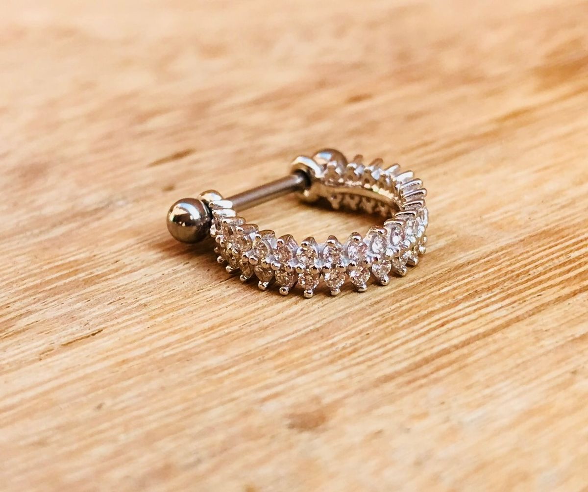 piercing conch duplo - jóias kedros