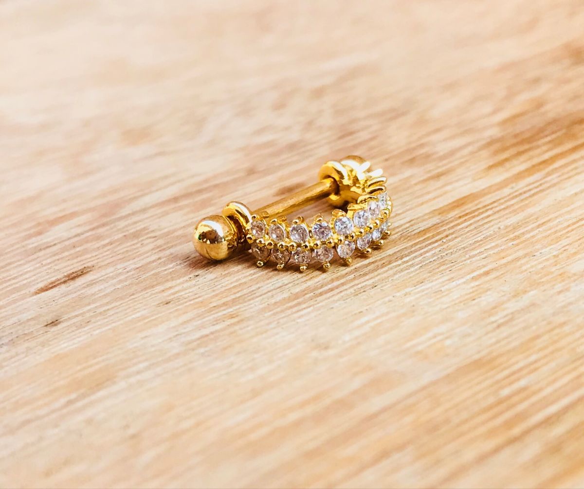 piercing duplo hélix - jóias kedros