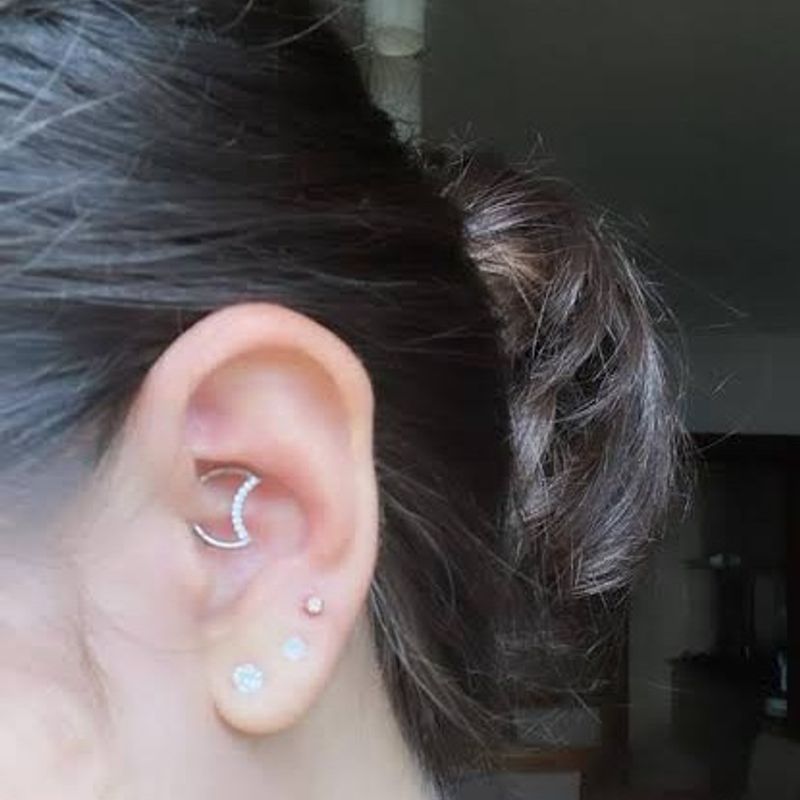 piercing de nariz cravejado - Comprar em lus joias