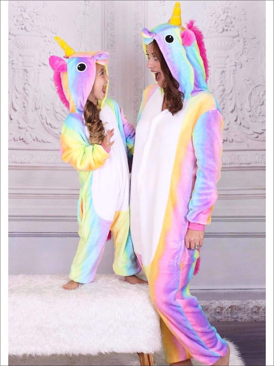 Vestido de unicornio 2024 mae e filha