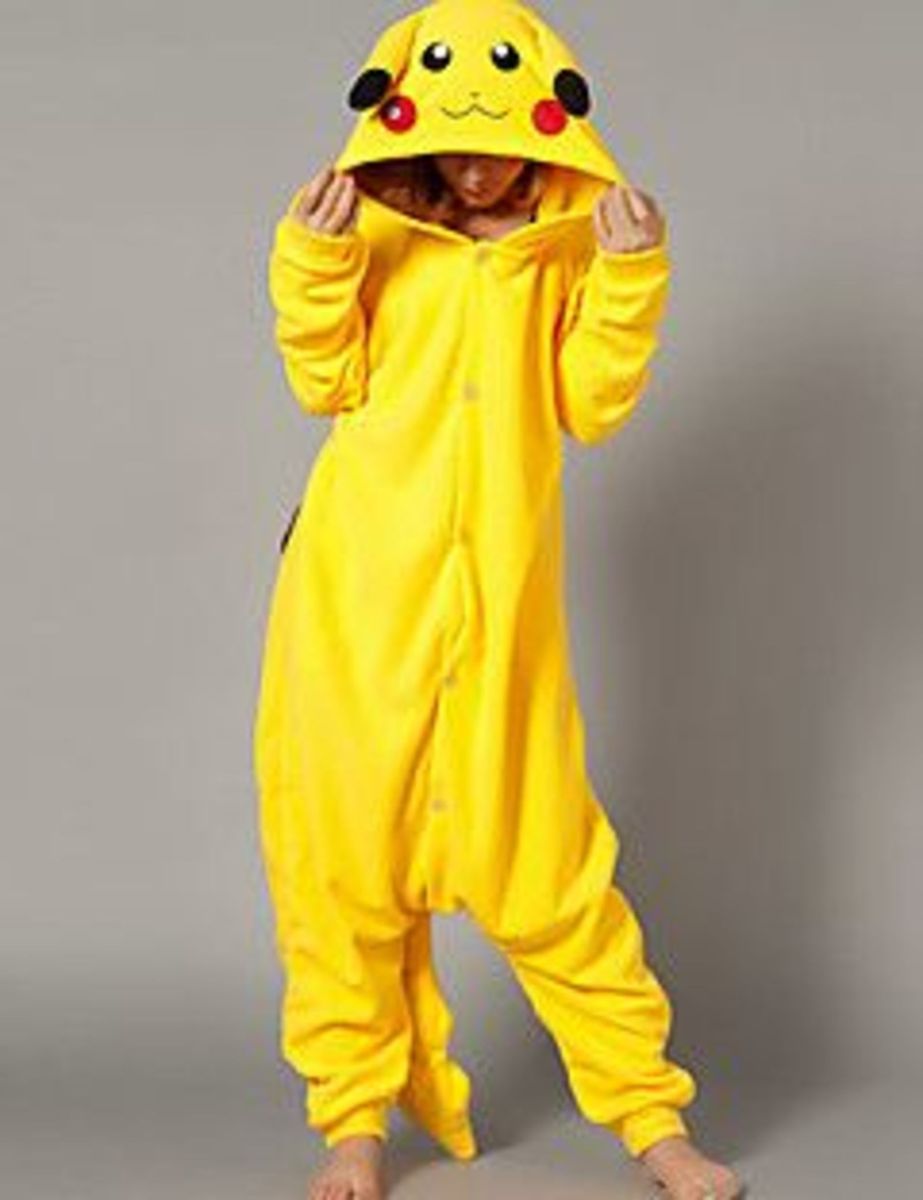 Kigurumi Pikachu pokemon Pijama infantil