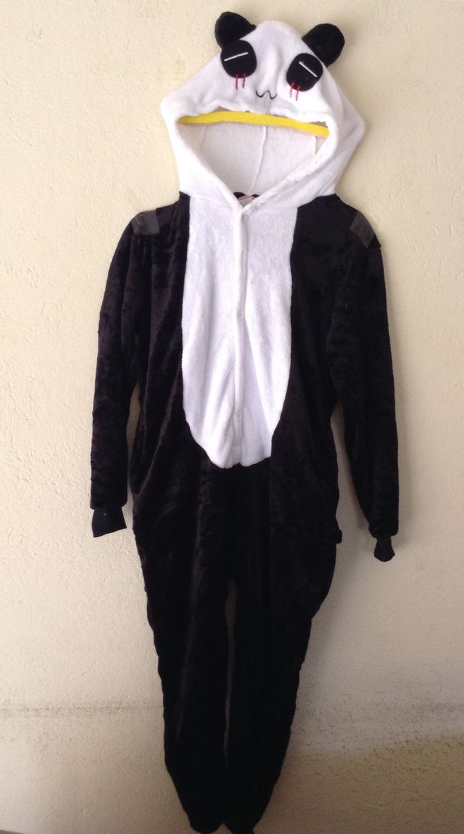 macacão de urso panda