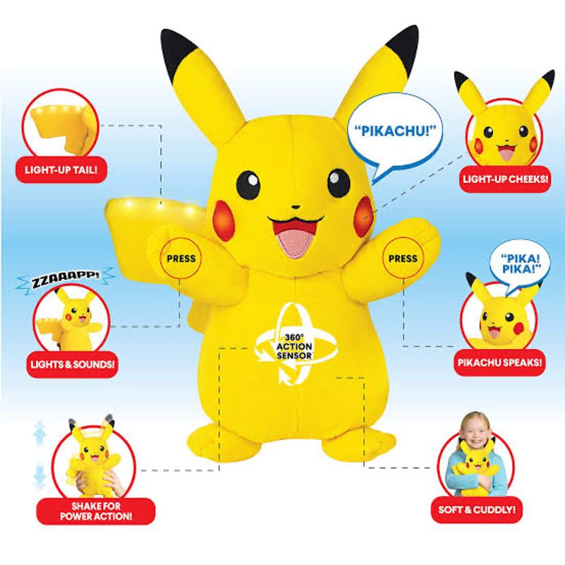 Pikachu toy that sales talks