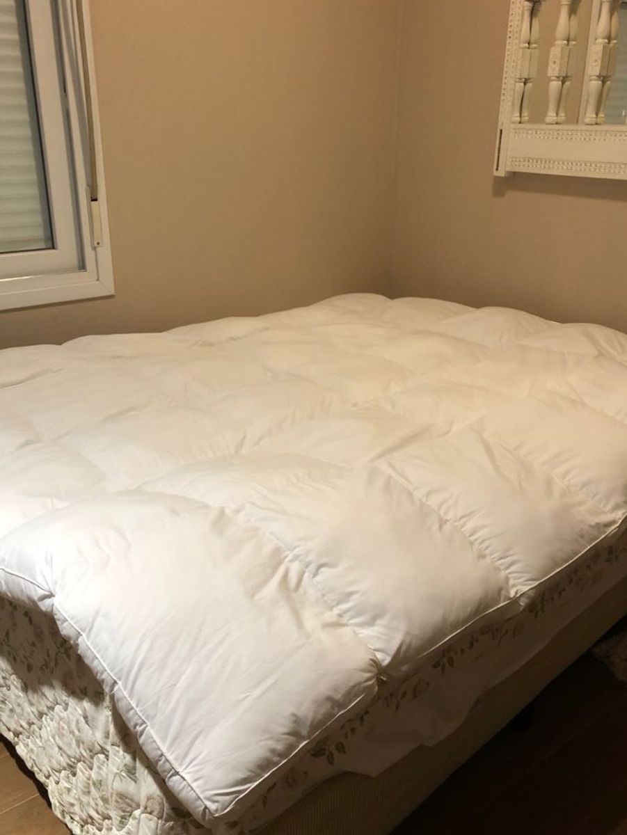 Pillow Top de Fibras Tamanho Queen Móvel p/ Casa Plumasul Usado