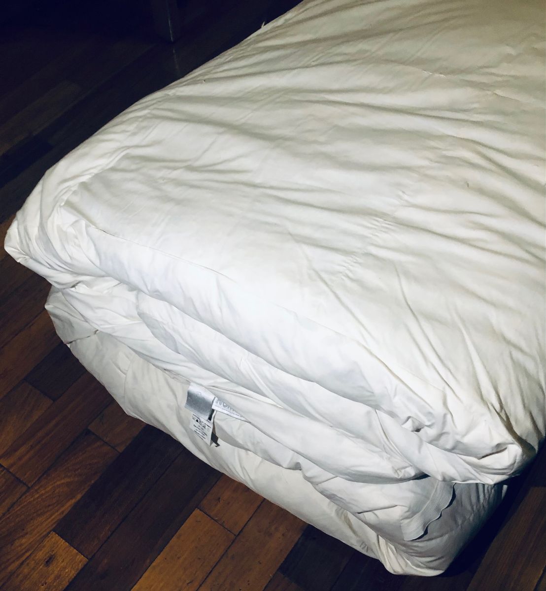 Pillow Top Plumas e Penas de Ganso, King, Hipoalrgênico Móvel p/ Casa