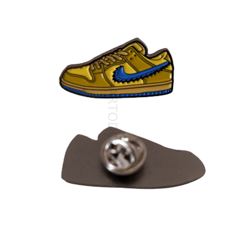 Pin Broche Boton Sneaker Tenis Nike Sb Dunk Low Grateful Dead Bears Opti