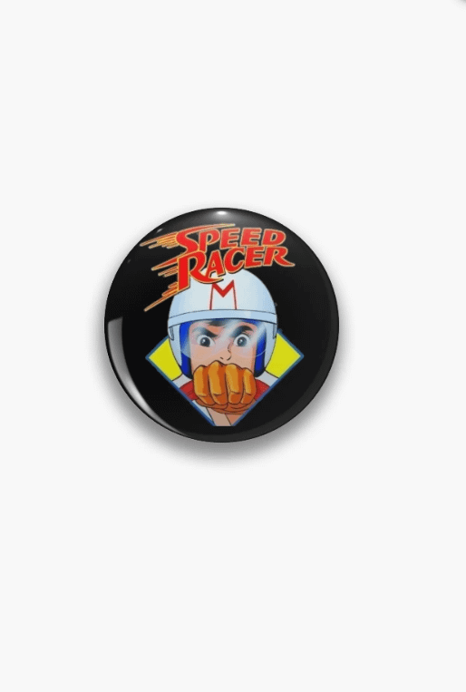 Pin Button Speed Racer 60s Nostalgia Broche Botão | Item de Música Juli ...