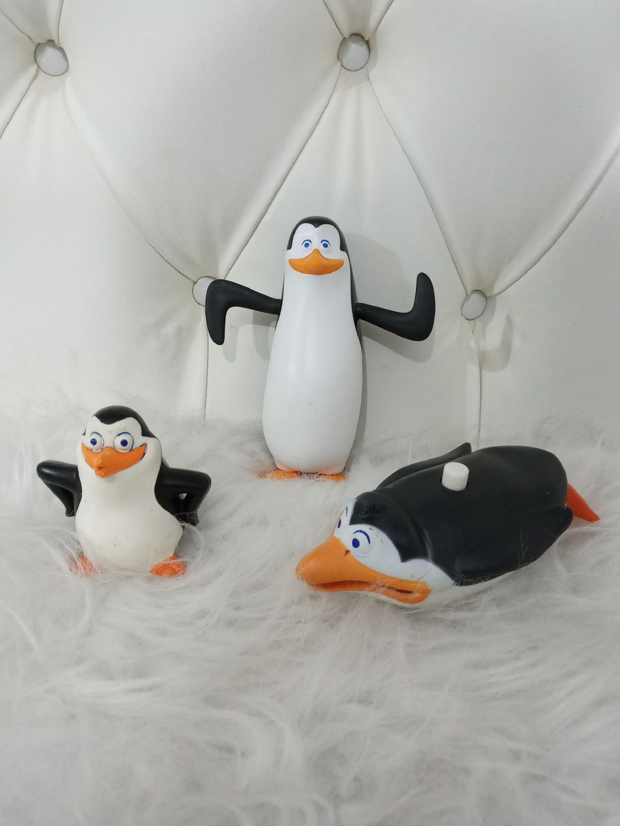 Recruta Dos Pinguins de Madagascar, Brinquedo Espirra Água da Boca, Brinquedo para Bebês Nunca Usado 75278761