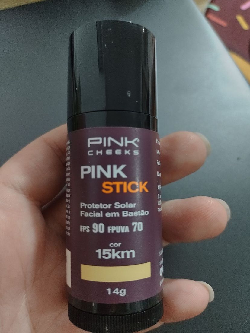 Pink Cheeks Pink Stick 15km Fps 90 | Cosmético Feminino Pink Cheeks ...