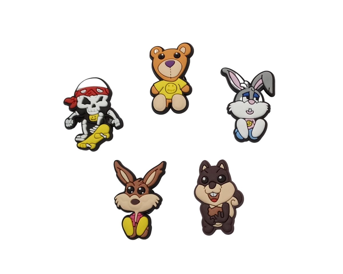 Pins para Crocs Drew House Kit com 5 Pins Item Infantil Erika Gifts