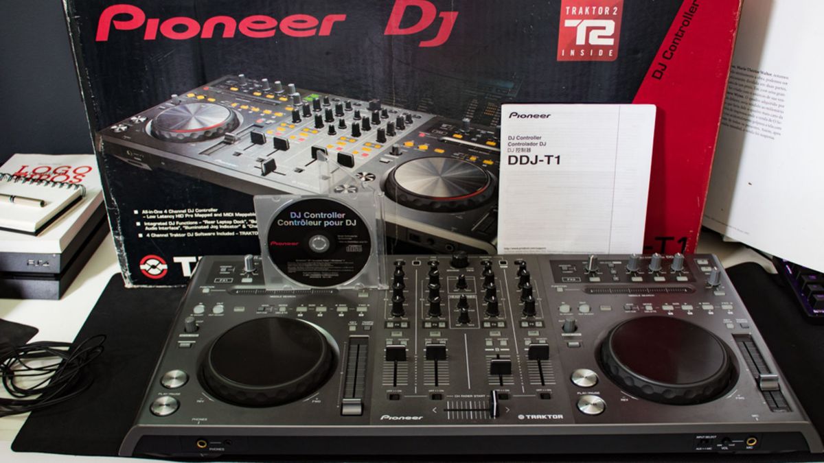 通電確認すみ Pioneer DDJ-T1 DJコントローラー