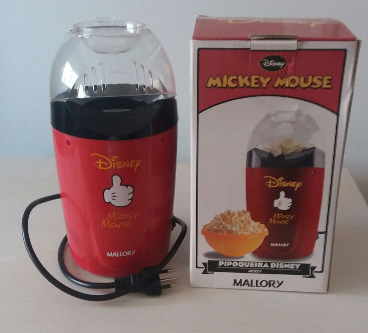 Pipoqueira Disney Mickey Mouse Eletrodoméstico Mallory Usado enjoei